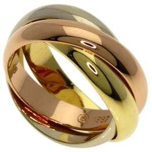 CARTIER 18k Gold Trinity Ring #48